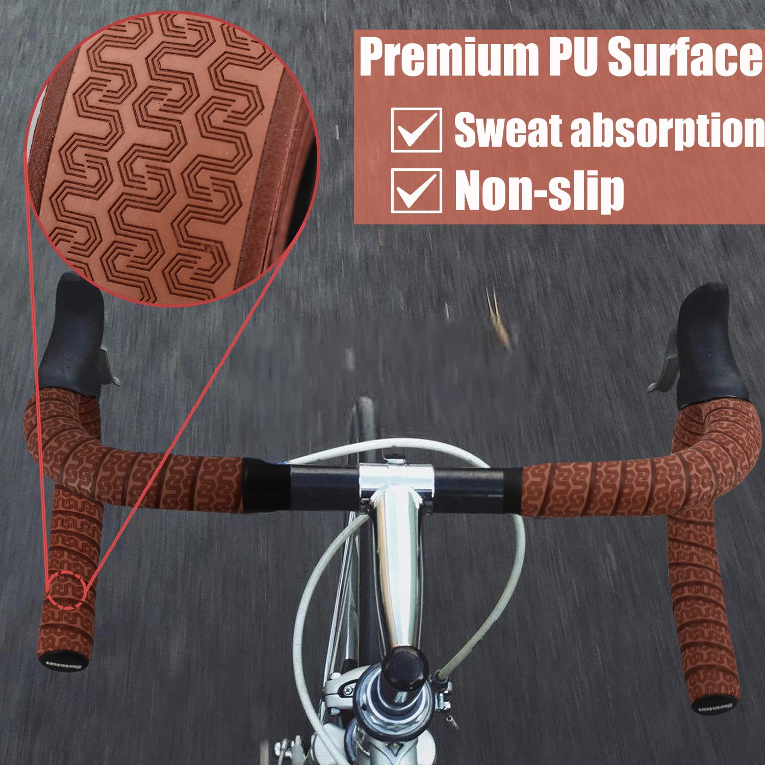 PU Bicycle Handle Wraps Tape Road Bike Handlebar Tapes Cycling Grip