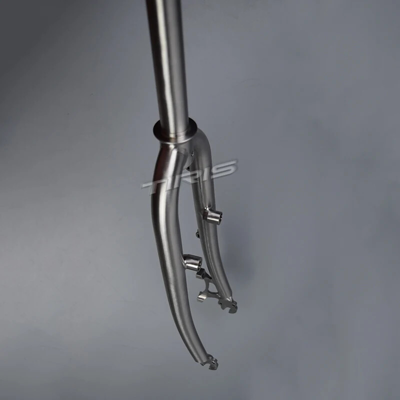 TIRIS Titanium Road Bicycle Front Fork for Gravel Bike Parts Accessories