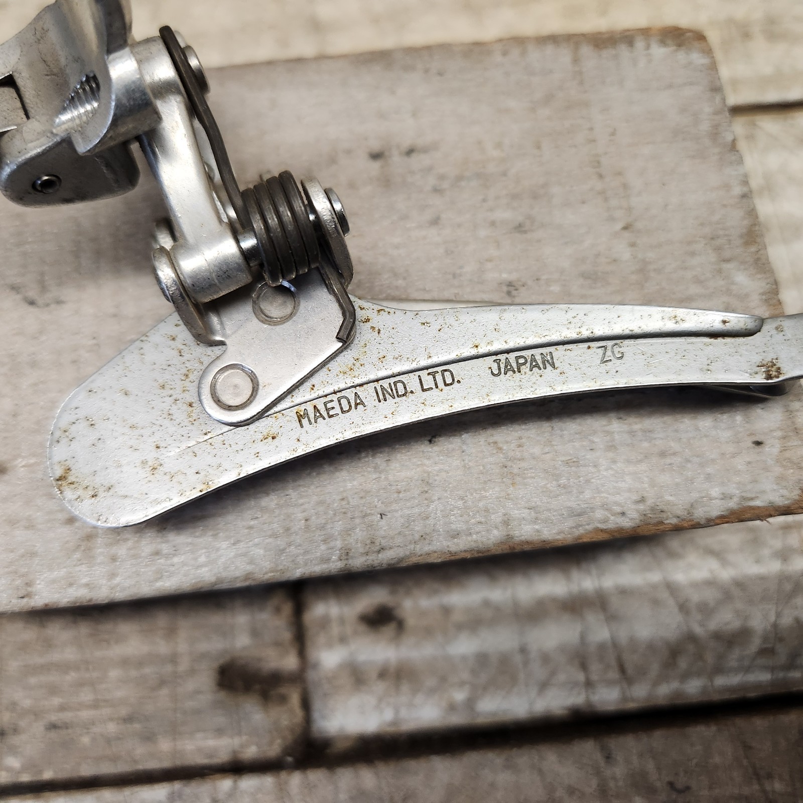 1980s Suntour ARX Front Derailleur 28.6 Clamp Bottom Pull Road 2x Bottom Pull