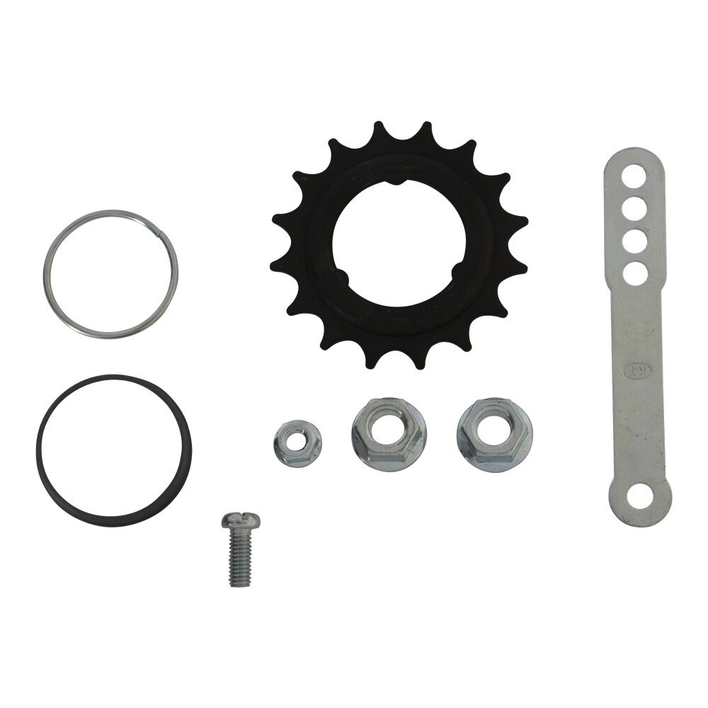 NEW! PRO+ BICYCLE 16 TEETH COASTER STEEL HUB TRIM KIT IN BLACK