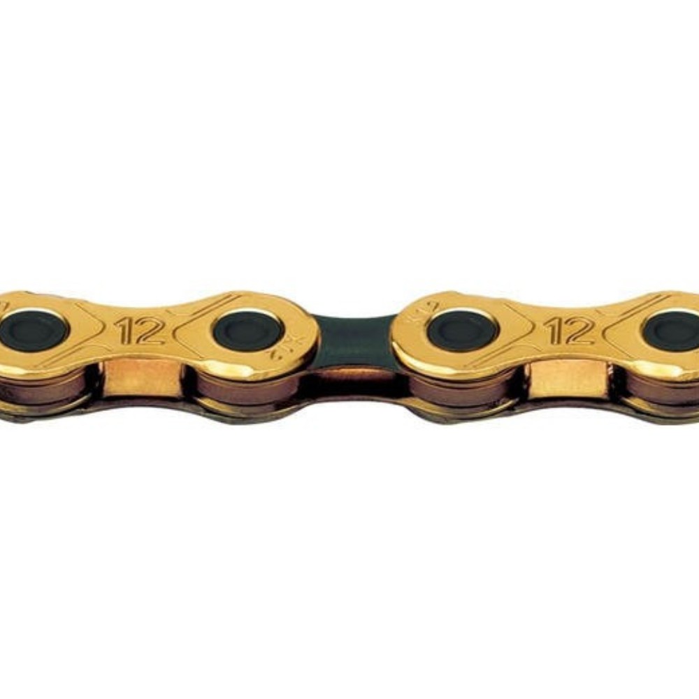 KMC X12 12 Speed Gold/Black Mountain Bike Chain 126L fit SRAM Campagnolo