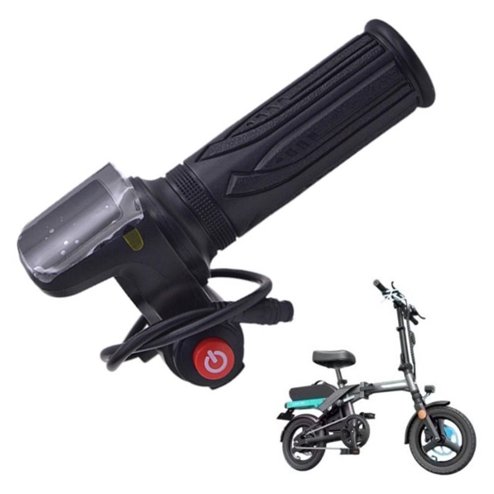 Electric Scooter Throttle Grip With Waterproof 6 Pin Interface For E Bike 48 [