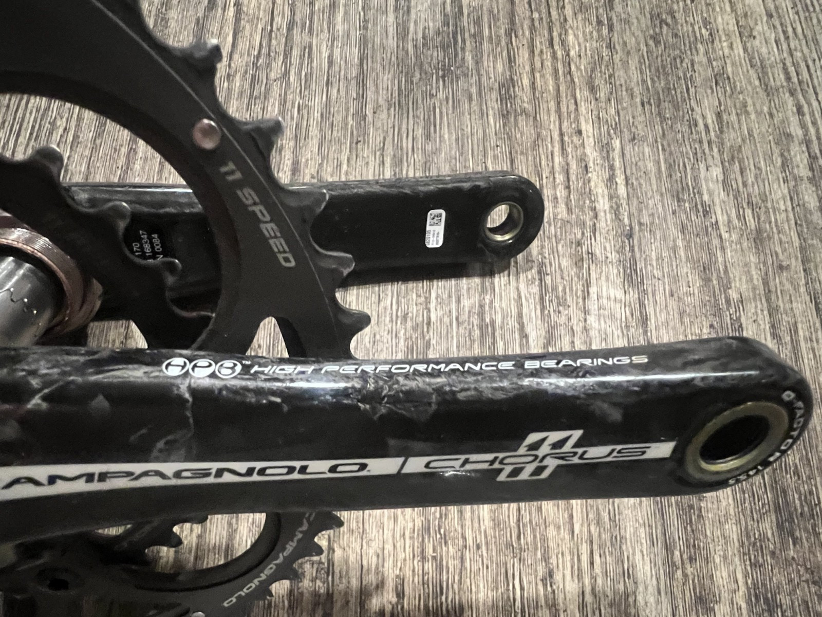 Campagnolo Chorus 11 speed 34/50 Carbon Crankset 170mm w Ultra Torque BB