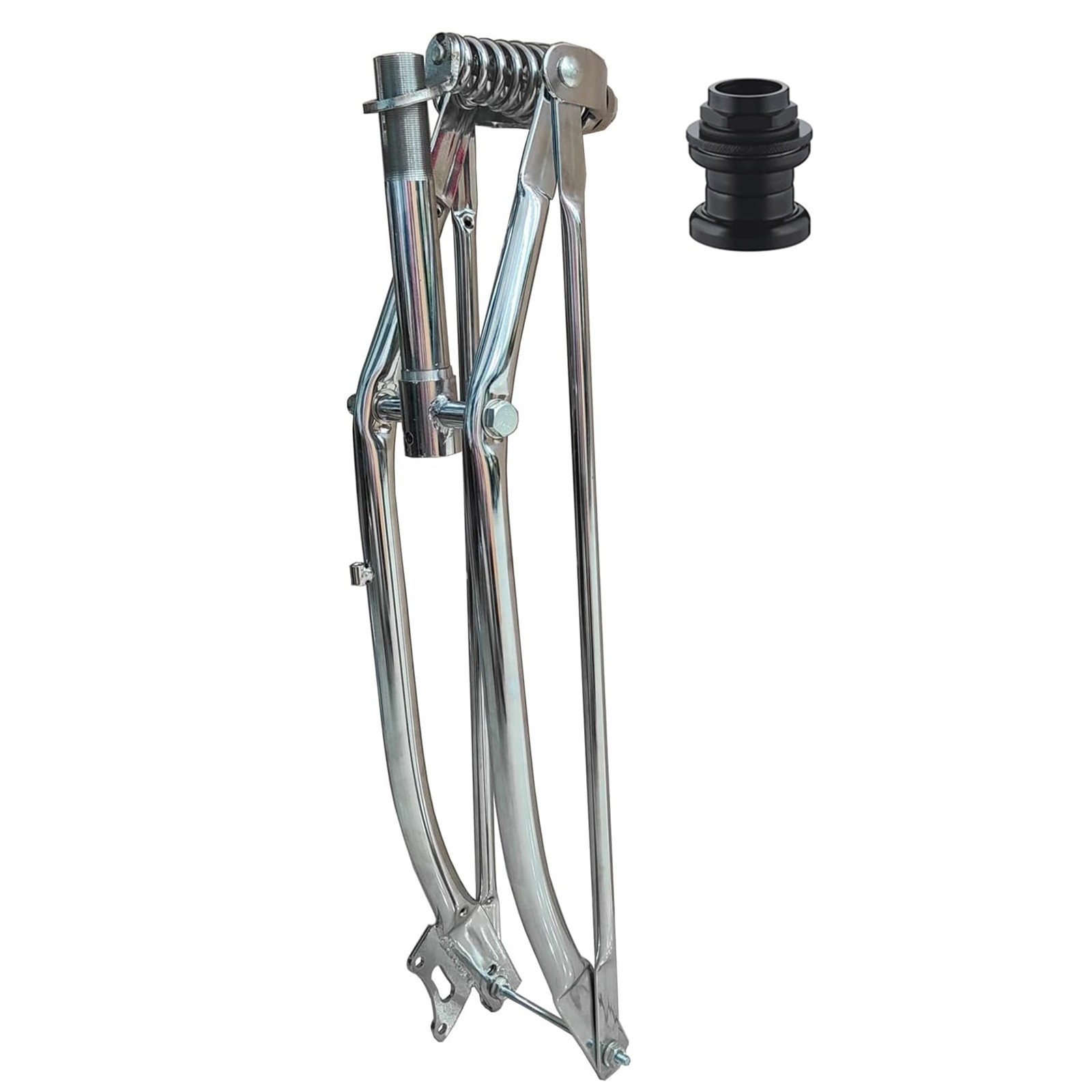 1 inch Threaded Bicycle Fork 26″ Springer Bike Fork & Headset Combo – Disc Brake