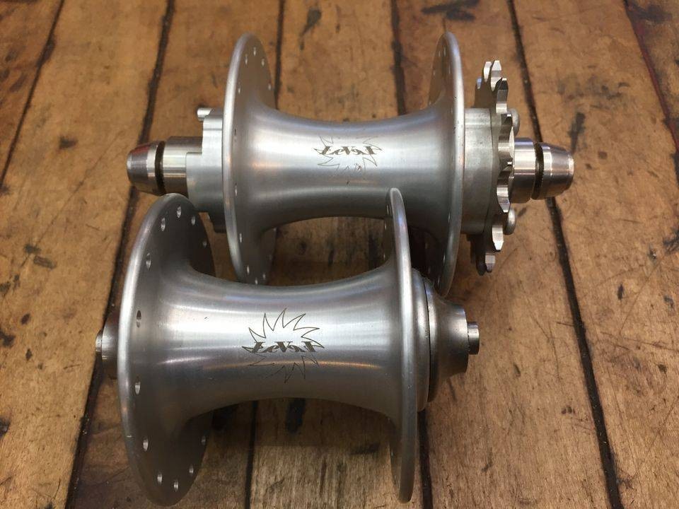 New Level Hubset Bolt-On Double Fixed Gear 32 hole 120 mm Cog Not Included