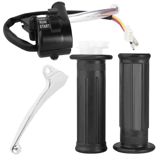 PW50 Throttle Housing Start Switch Handlebar Accelerator Twist Grip Set