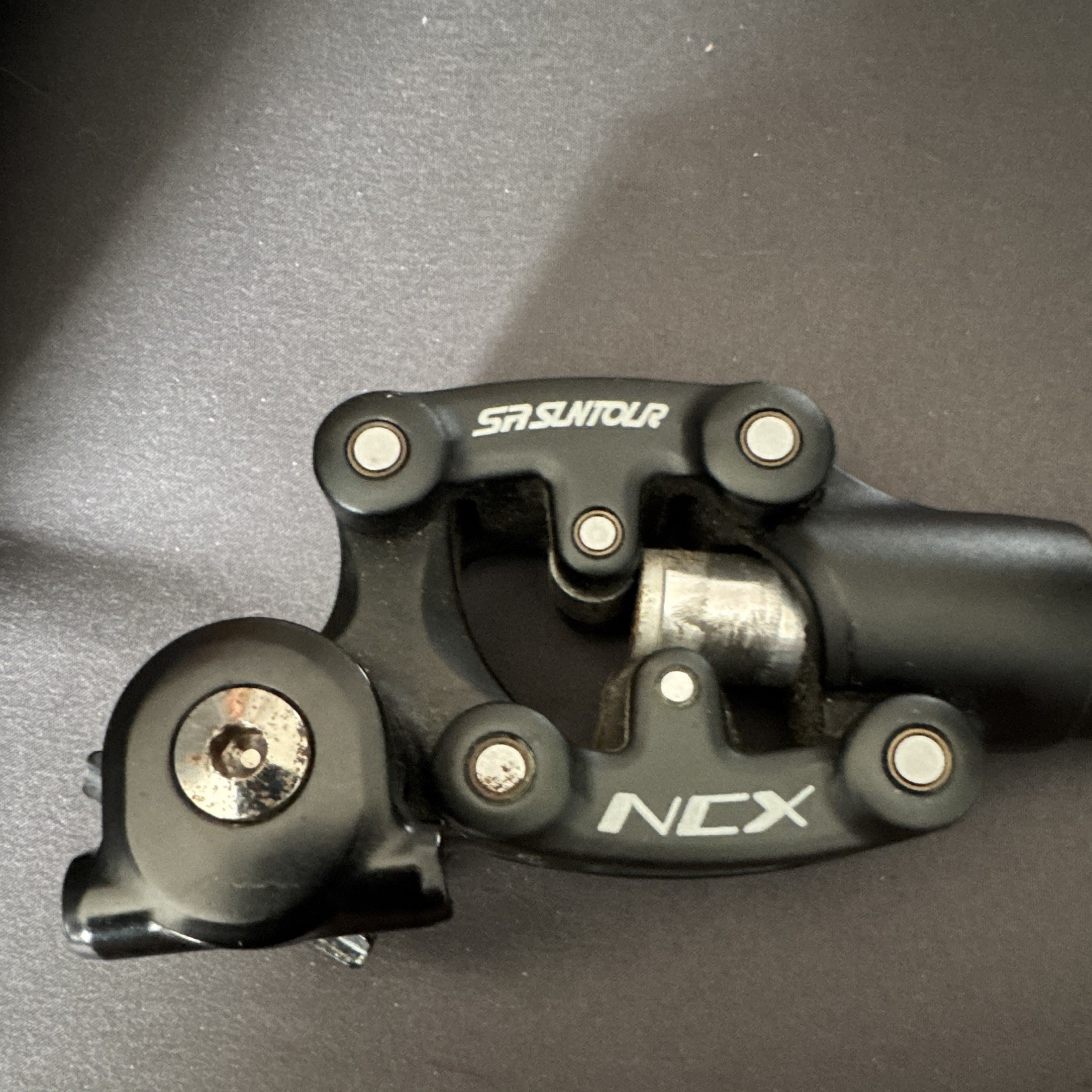SR Suntour NCX Parallelogram Suspension Seatpost 27.2mm Black Aluminum