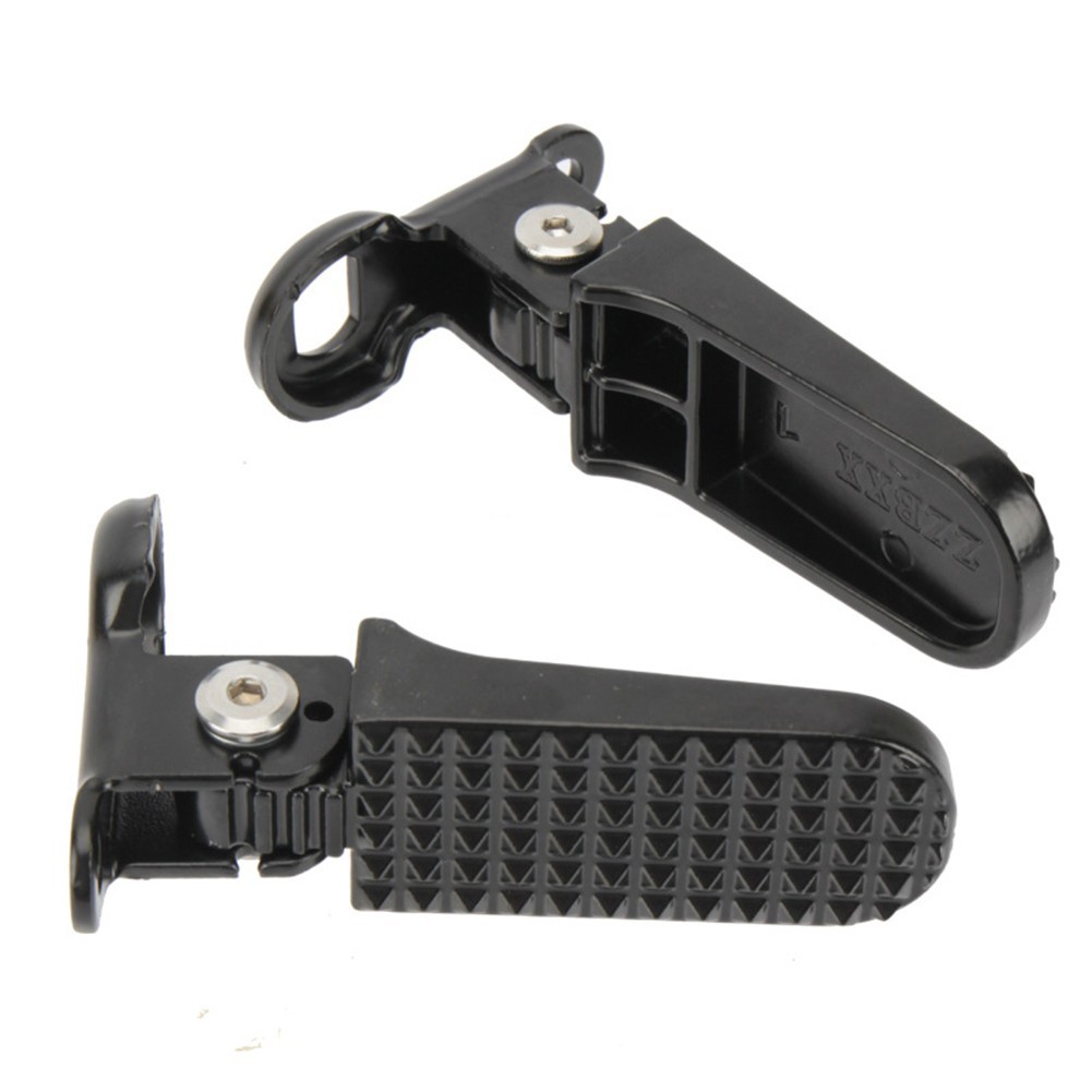 Easy to Store Electric Bike Rear Footrest Peg Lightweight Foldable Pedal