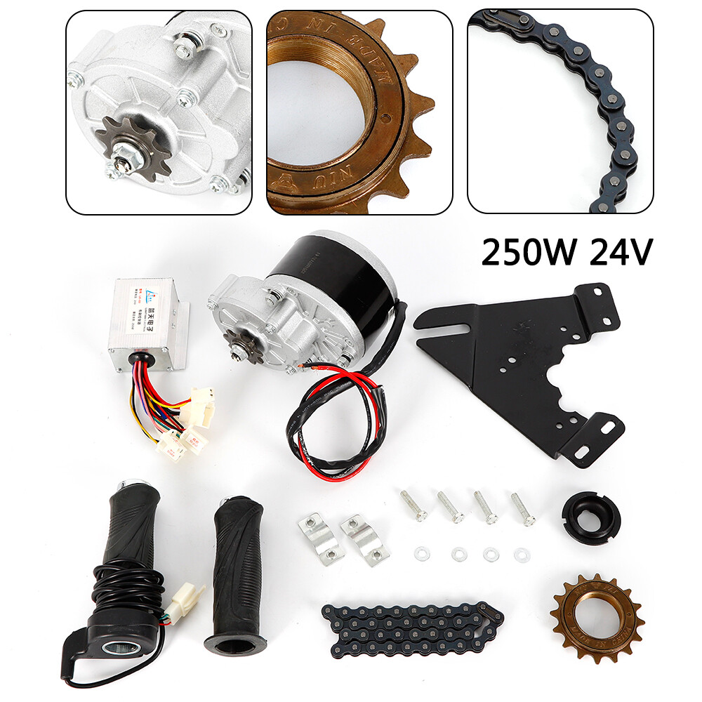 24V Electric Bike Conversion Kit Motor Controller for 26″ 28″ EBike Bicycle 250W