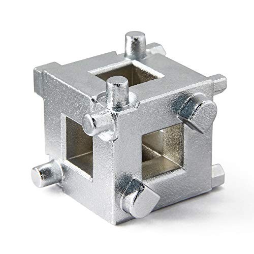 Rear Disc Brake Piston Tool, 3/8-Inch Drive Brake Caliper 1 Count (Pack of 1)