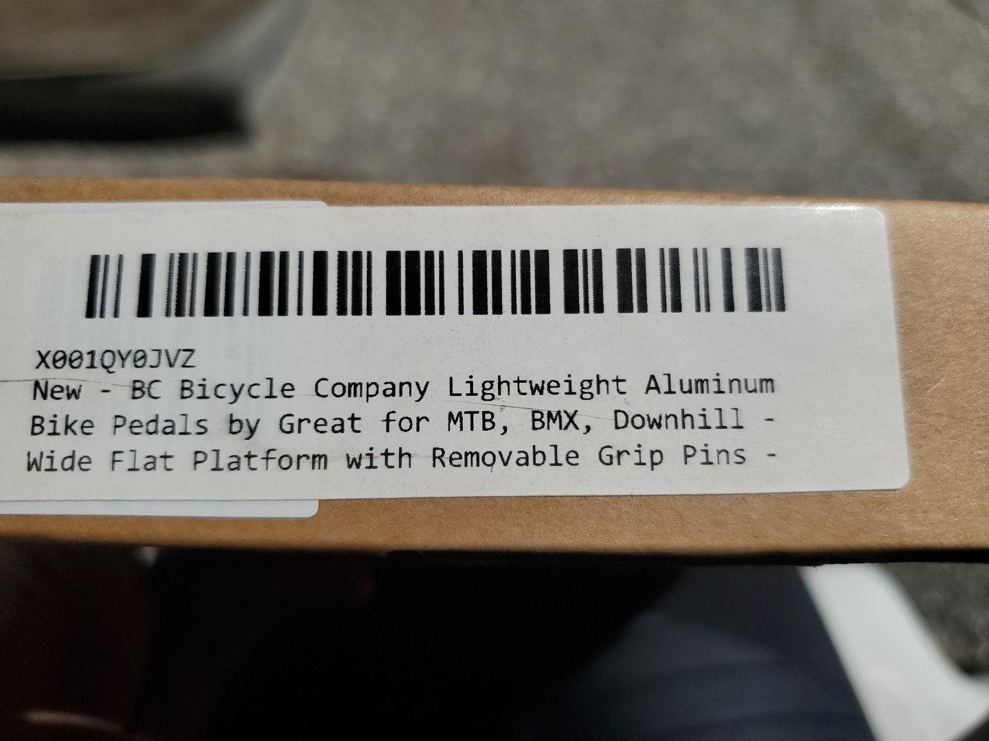 BC bicycle company lightweight aluminum bike pedals wide flat platform