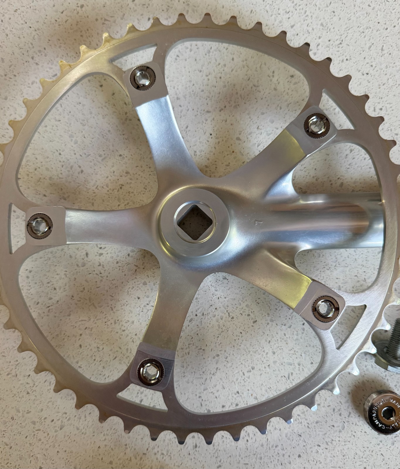 Campagnolo Record Pista Crankset 170mm / 50T Chainring- Near Mint