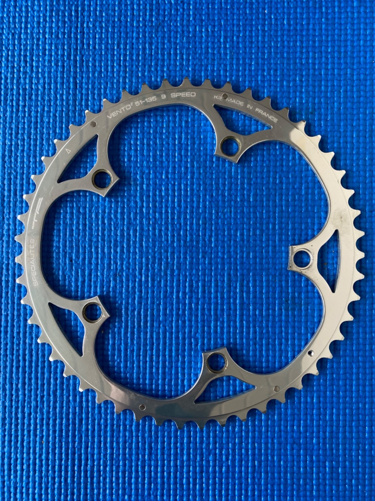 T.A. 51 tooth, Campagnolo 135mm, 5 bolt chainring, 9 speed NEW