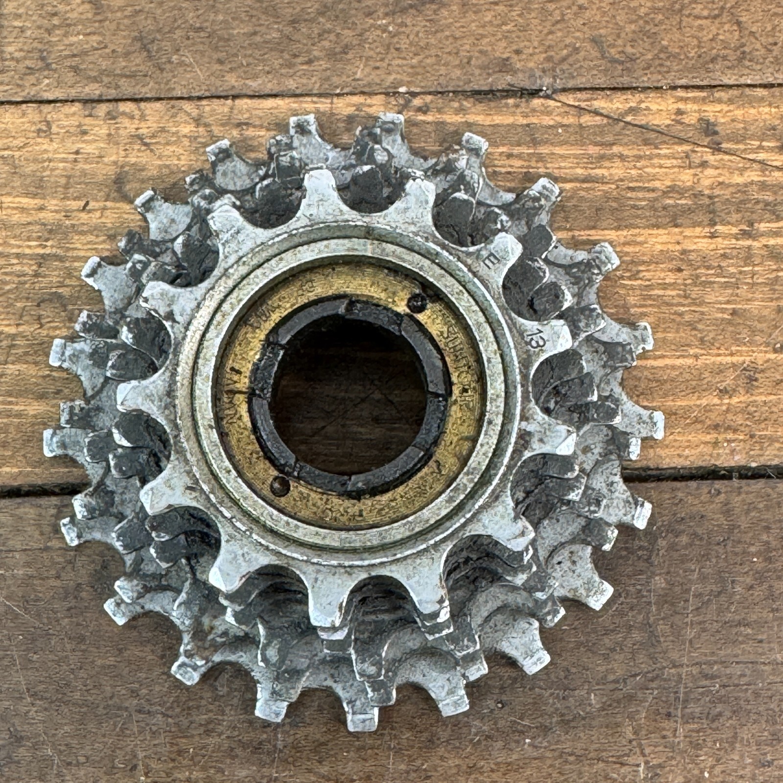 Vintage Suntour Winner Pro 6 Speed Freewheel 21 Tooth 13 6s Eroica CF Corn Cob