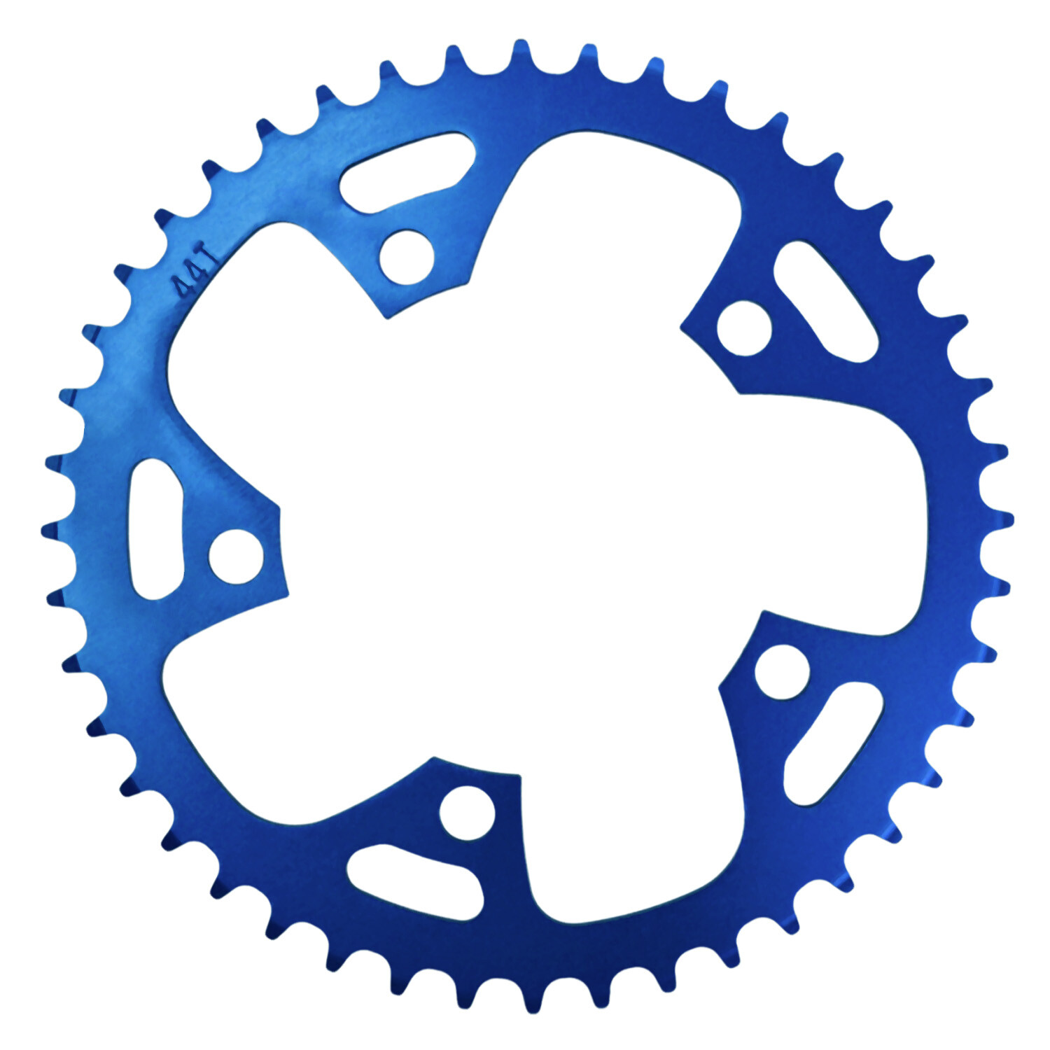 WFS Pulsar Chainring 44T 1/8" 110mm Old School BMX Single Speed Fixie ,Blue