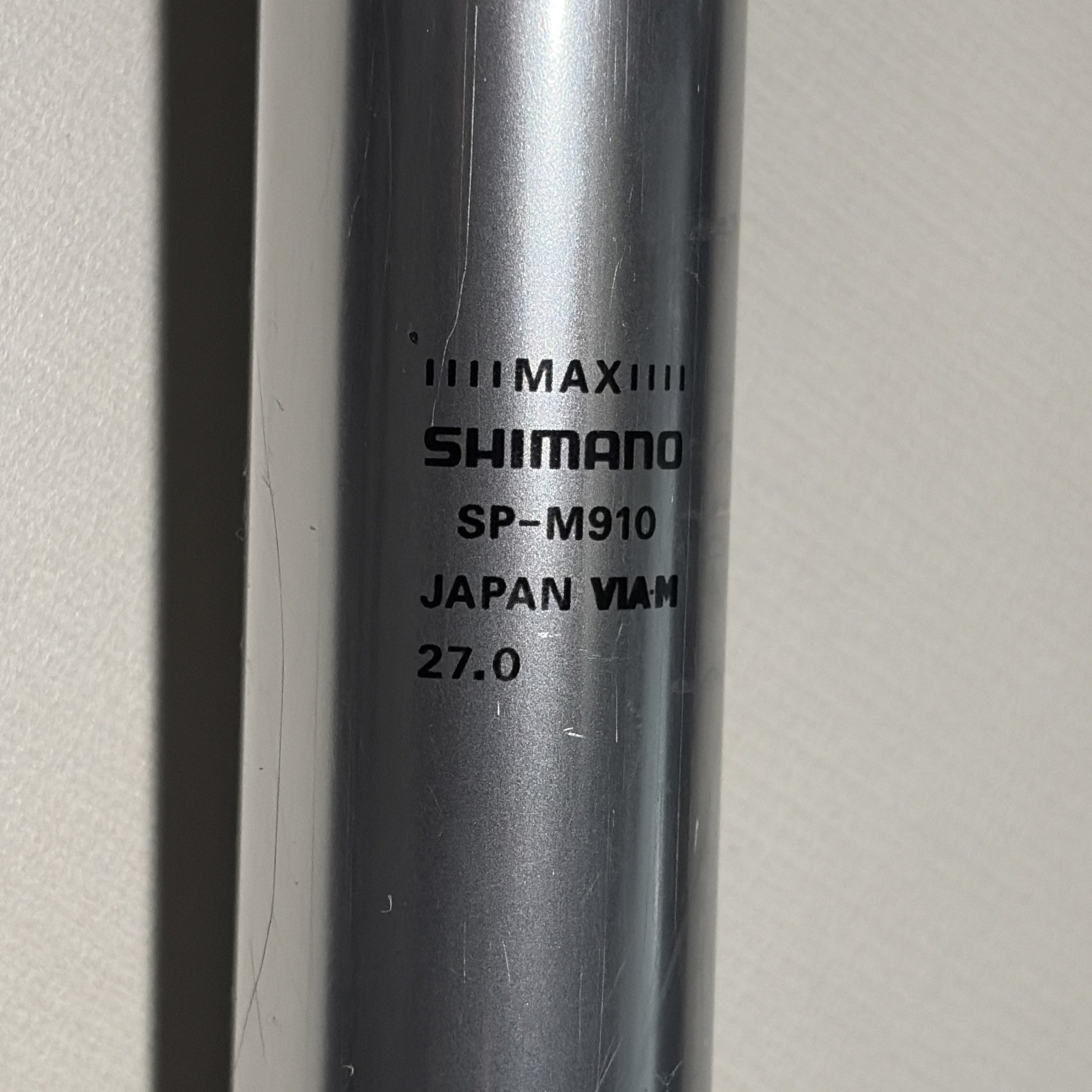 Shimano XTR SP-M910 VGC Seatpost 27.0mm Silver 305mm M910 Easton Vintage Rare