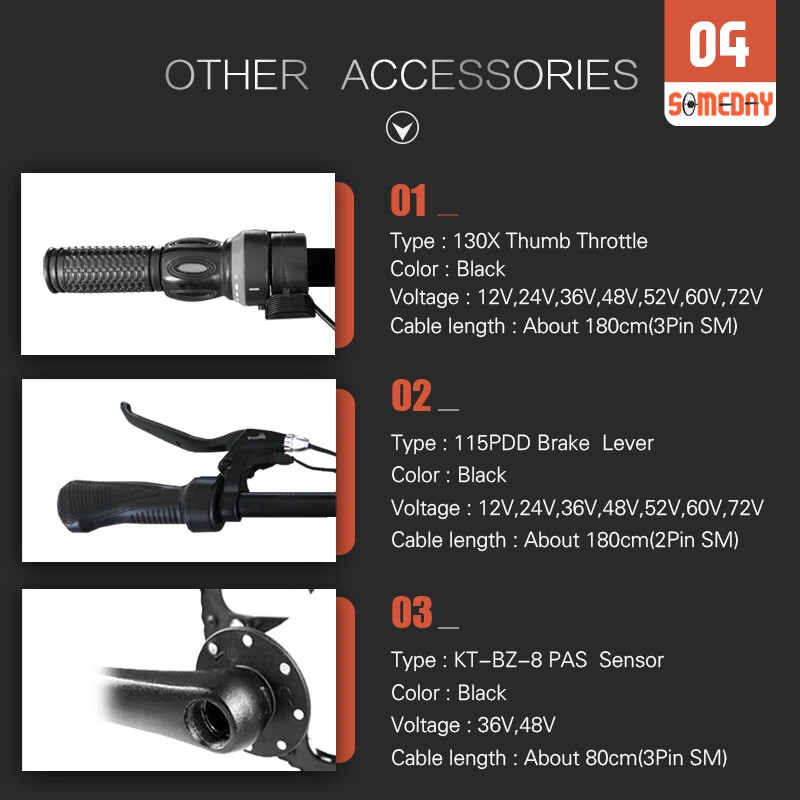 20/26in 36V 48V 500W Rear Cassette Hub Motor for Snow Fat Bike Conversion Kit