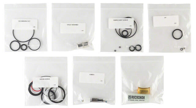 RockShox Deluxe 200 Hour/1 Year Service Kit Remote Nude