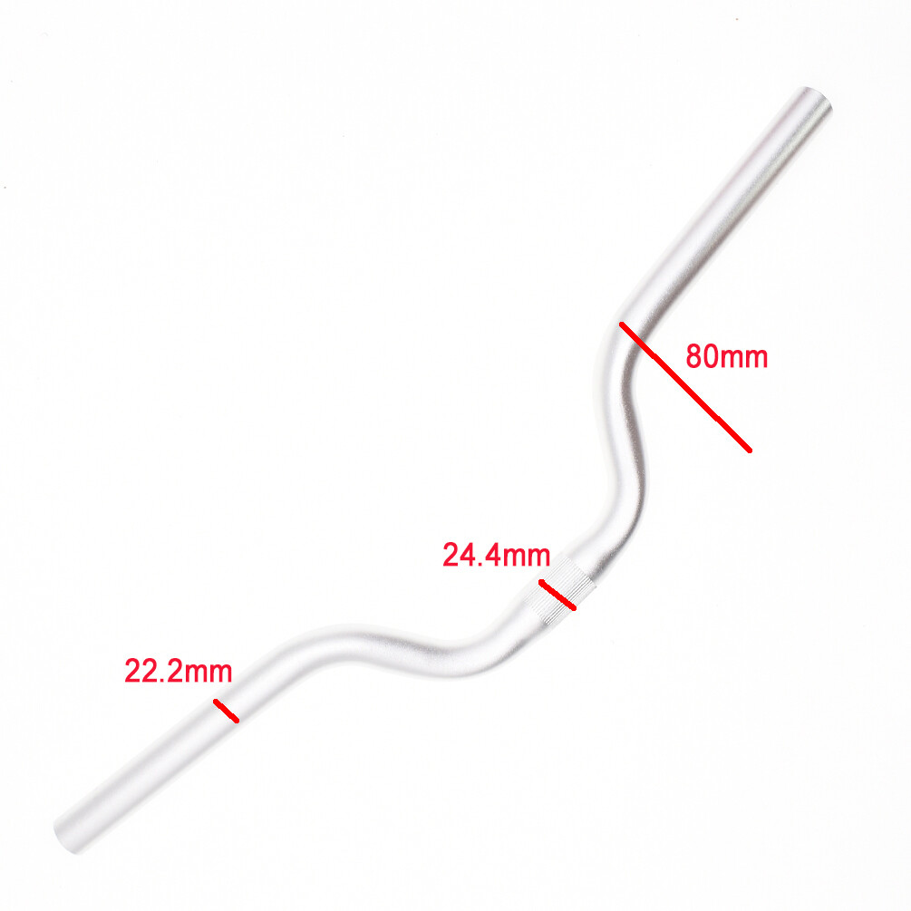 Low Rise M Handlebar for BROMPTON in Black Silver Gold Red Blue