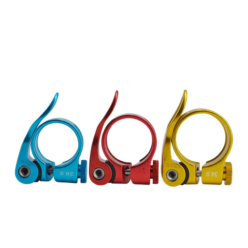 Aluminum Alloy Bicycle Seatpost Clamp Seat Tube Clamp MTB Bike Seat Tube Clip Bi