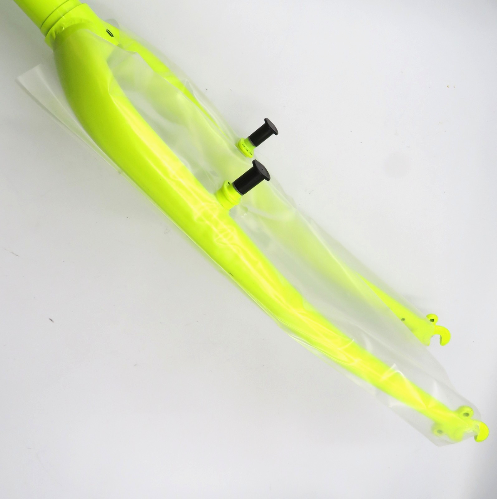 NOS Schwinn 26 ” Fork 11/8″ Threaded 210mm / 80mm Neon Yellow Illusion Canti