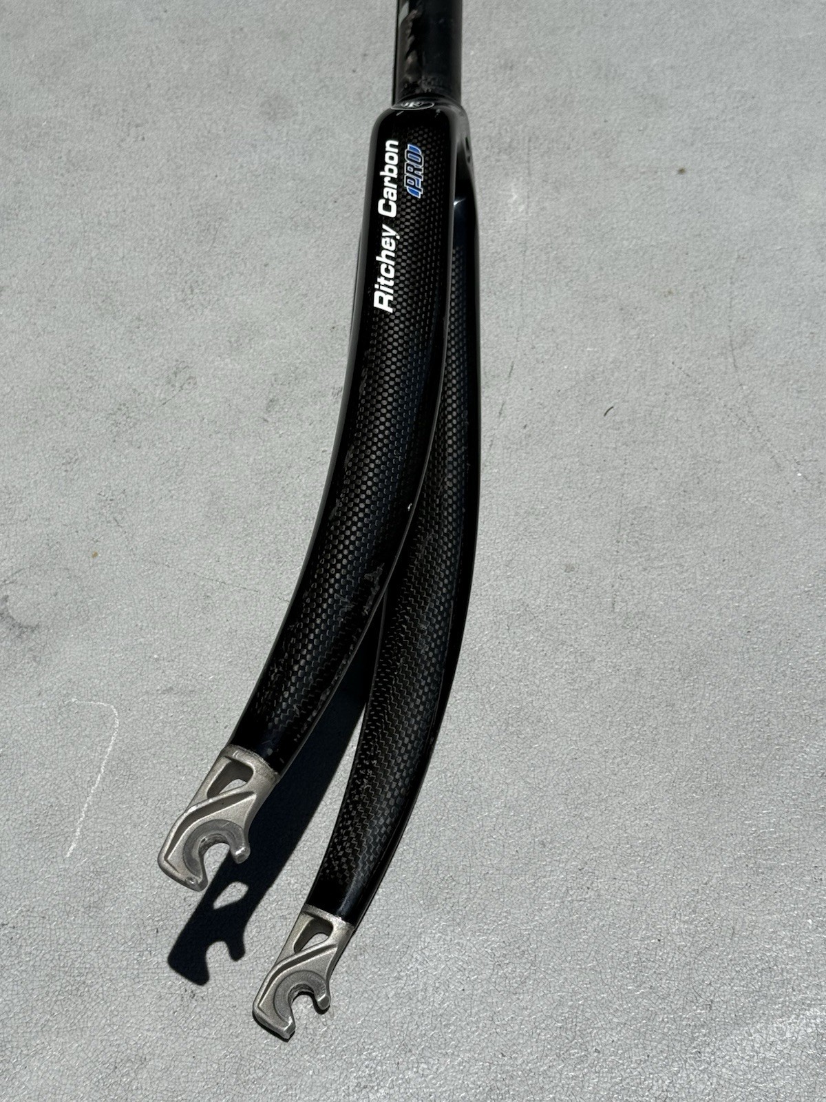 Ritchey Carbon Pro Road Bike Fork 700c 1-1/8 TL Rim Brake 250mm Length 43mm Rake