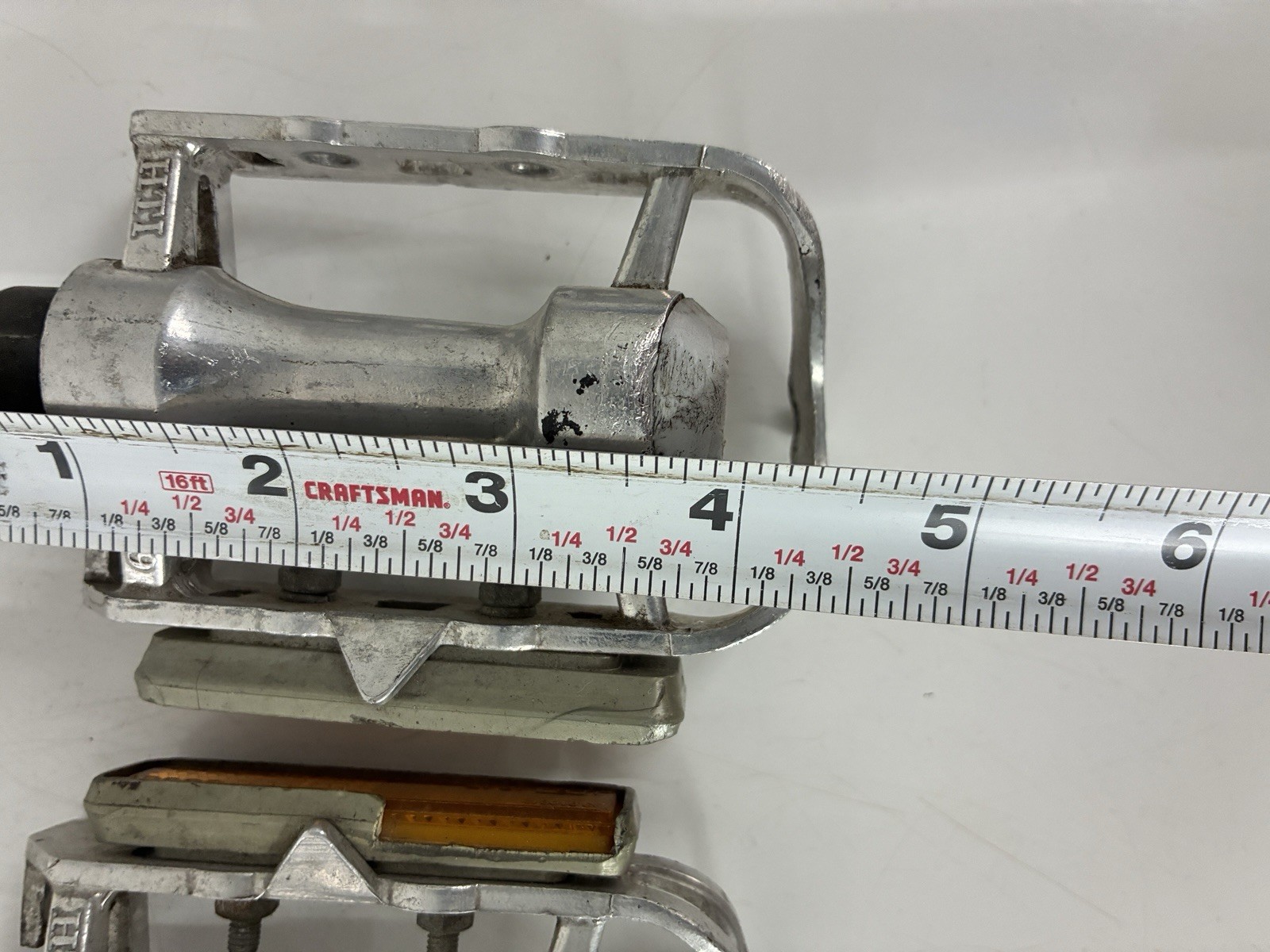 Vintage HTI Road Pedals 9/16 in Aluminum Silver A19 1980s Bike