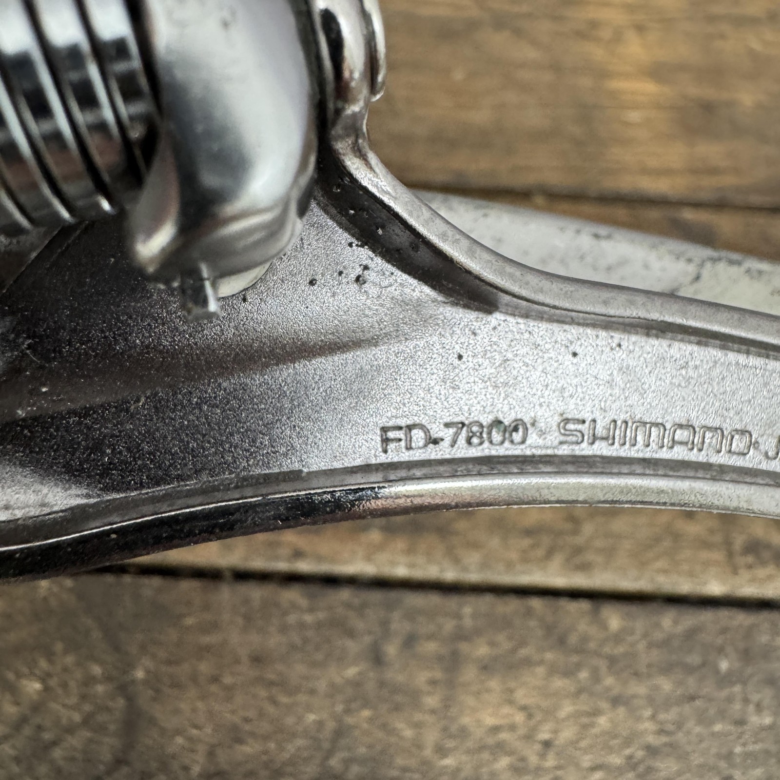 Vintage Shimano Dura-Ace FD-7800 Front Derailleur Braze-On 10s Bottom Pull 10