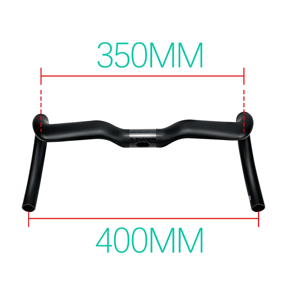 Full Carbon Bicycle Handlebar Rise Bar Racing Road Bike Drop Bar 31.8*380-420mm