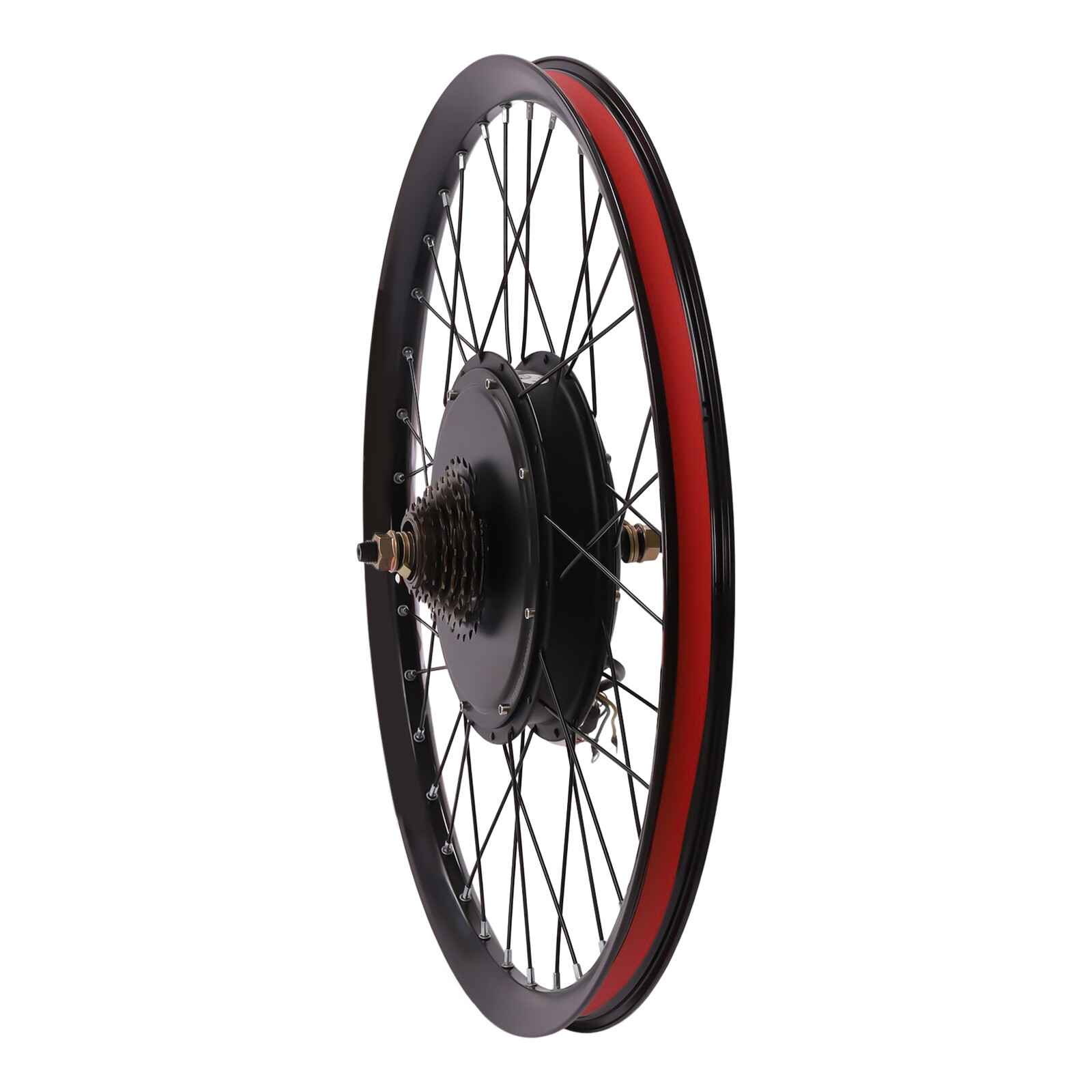 7 Speed E-Bike Motor 27.5″ Rear Wheel LCD Electric Bicycle Conversion Kit 2000W