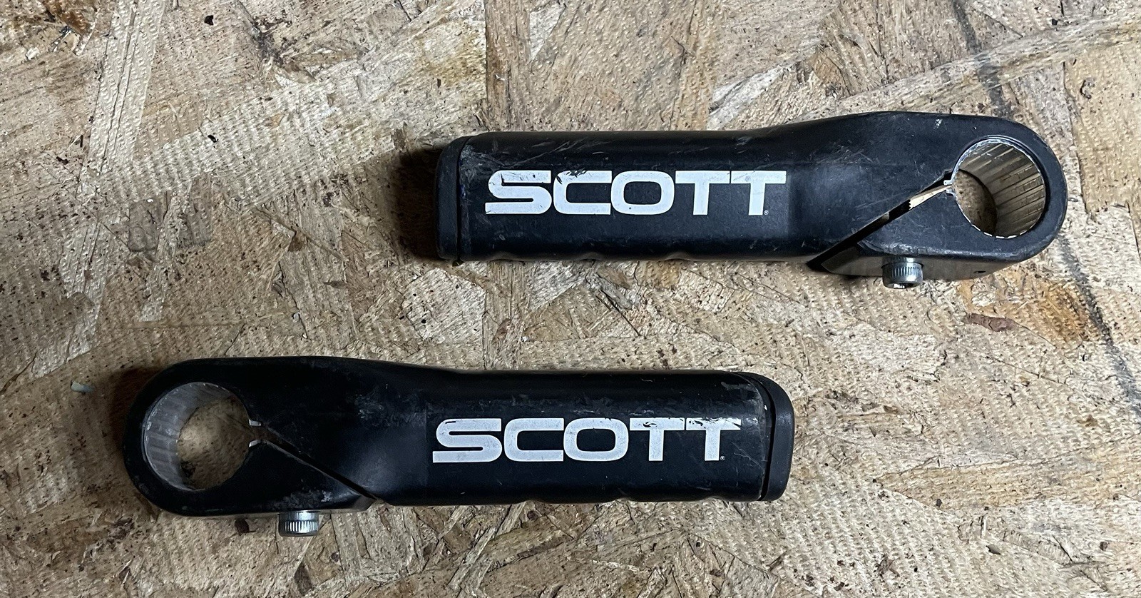 Scott NightStix Thermoplastic Carbon Fiber Bar Ends MTB 120g