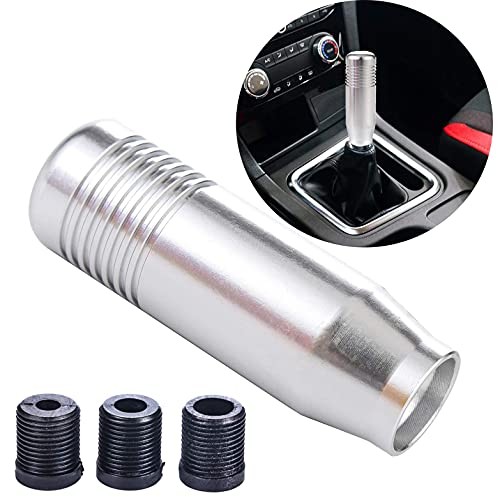 3″ Polished Gear Shifter Speed Knob Racing Shift Stick Lever Grip Handle Silver