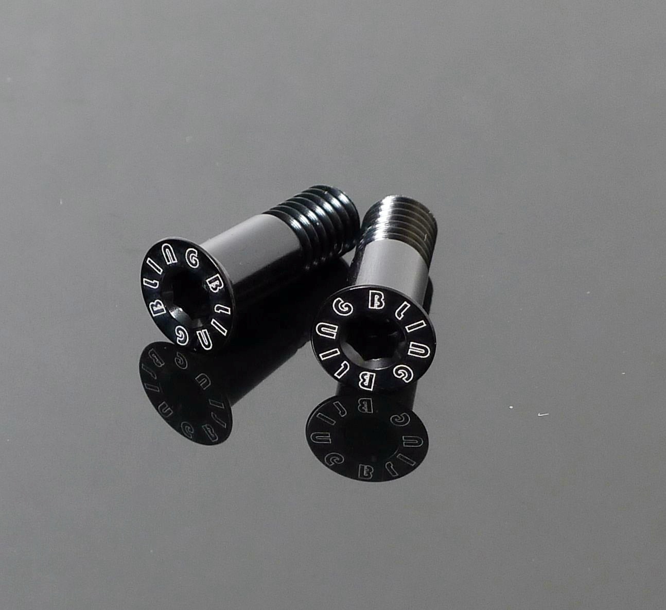 mr-ride Bling Rear Derailleur Pulley Bolts M5X14MM 2pc Black for shimano kcnc