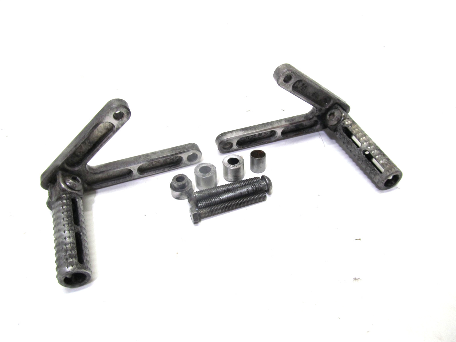 Dirt bike Motorcycle Folding Rear Foot Pegs Brackets Sets Passenger