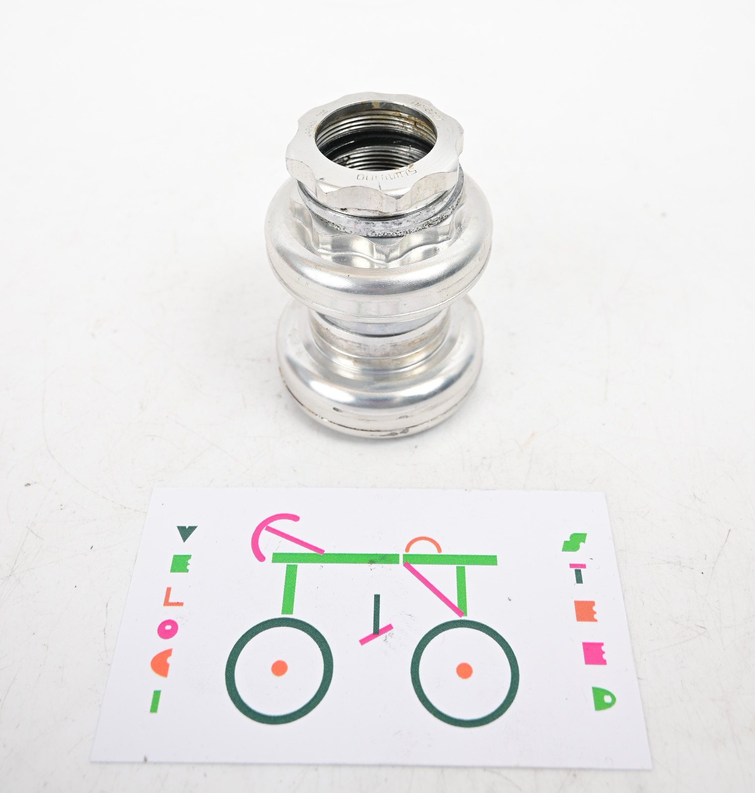 Vintage Shimano 600 EX HP-6207 1” Headset Splined Lock Nut 26.4mm Crown Race
