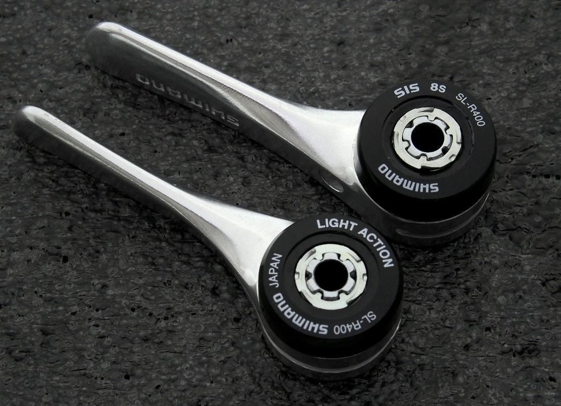 Shimano Claris SL-R400 Downtube 2/3×8-speed Shifter Lever Set for Aluminum Frame