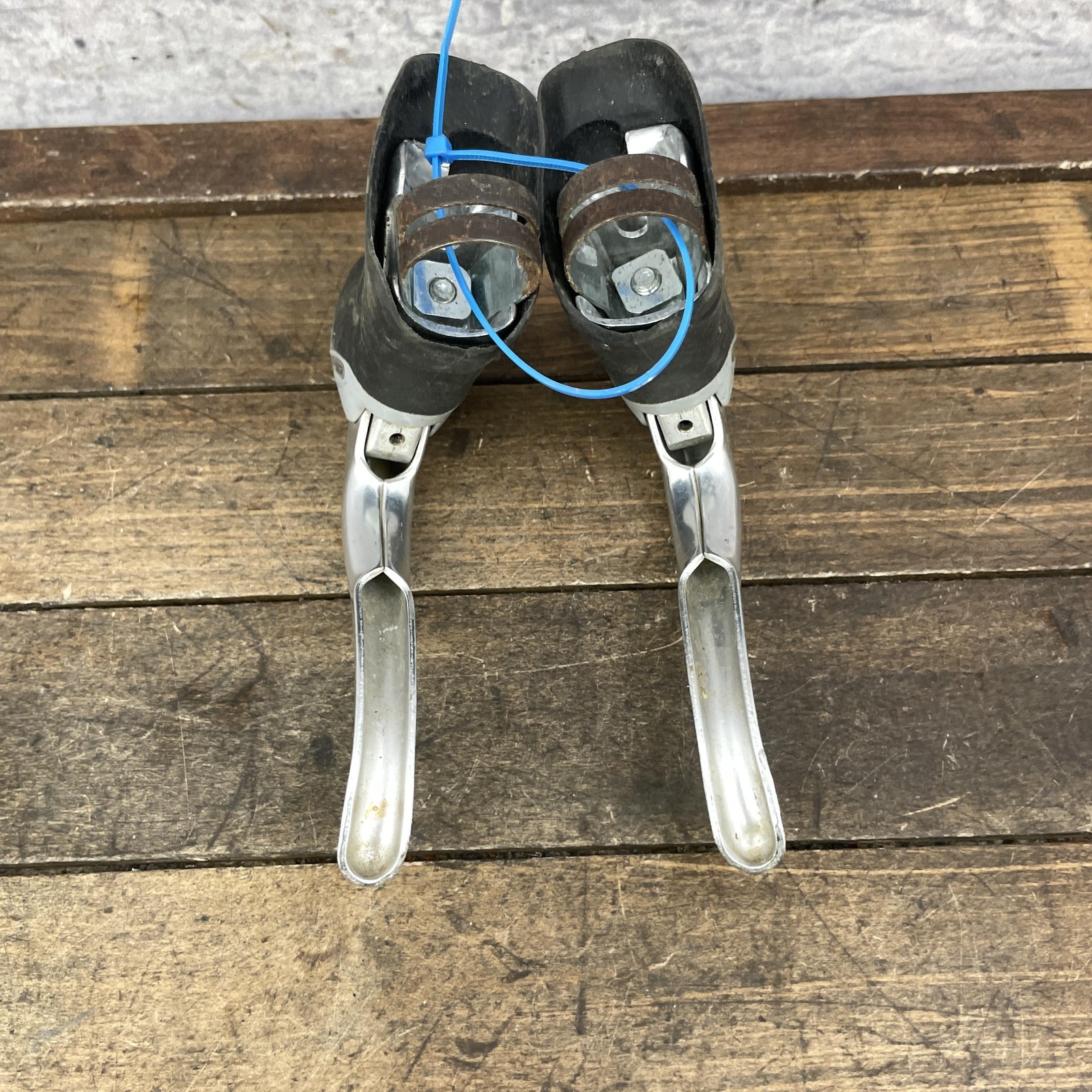 Vintage Shimano RX100 BL-A550 Brake Levers Pair Silver Super SLR 23.8mm Road