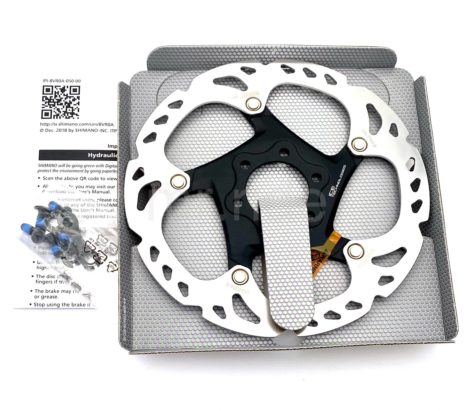2x Shimano DEORE XT SM-RT86 160mm,ICE-TECH MTB Bike Disc Brake Rotors