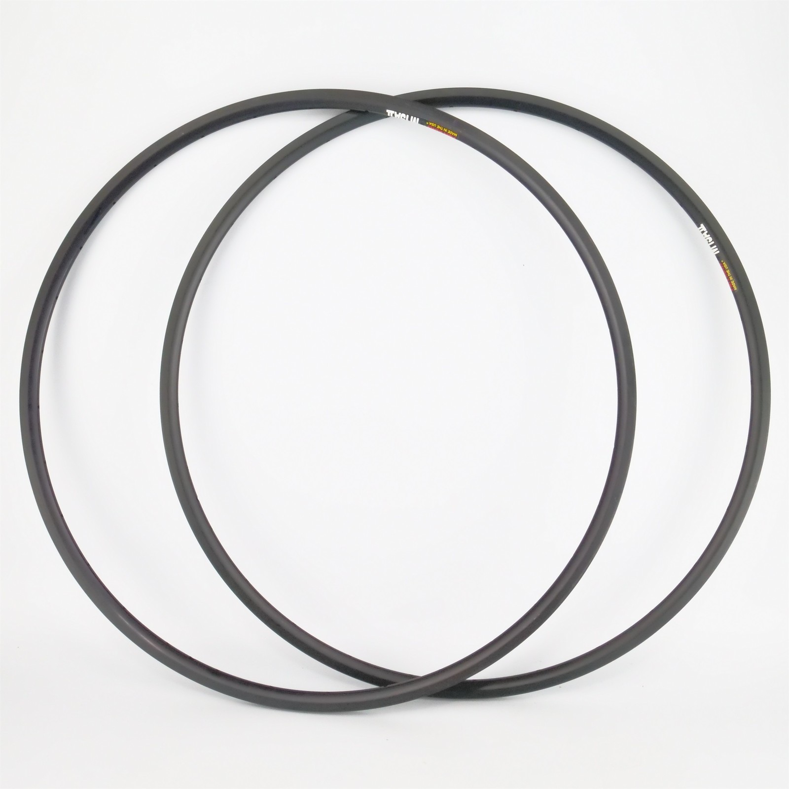 NOS Sun M19A Tubular Rims Pair 700c 28h Rim Brake Black Vintage