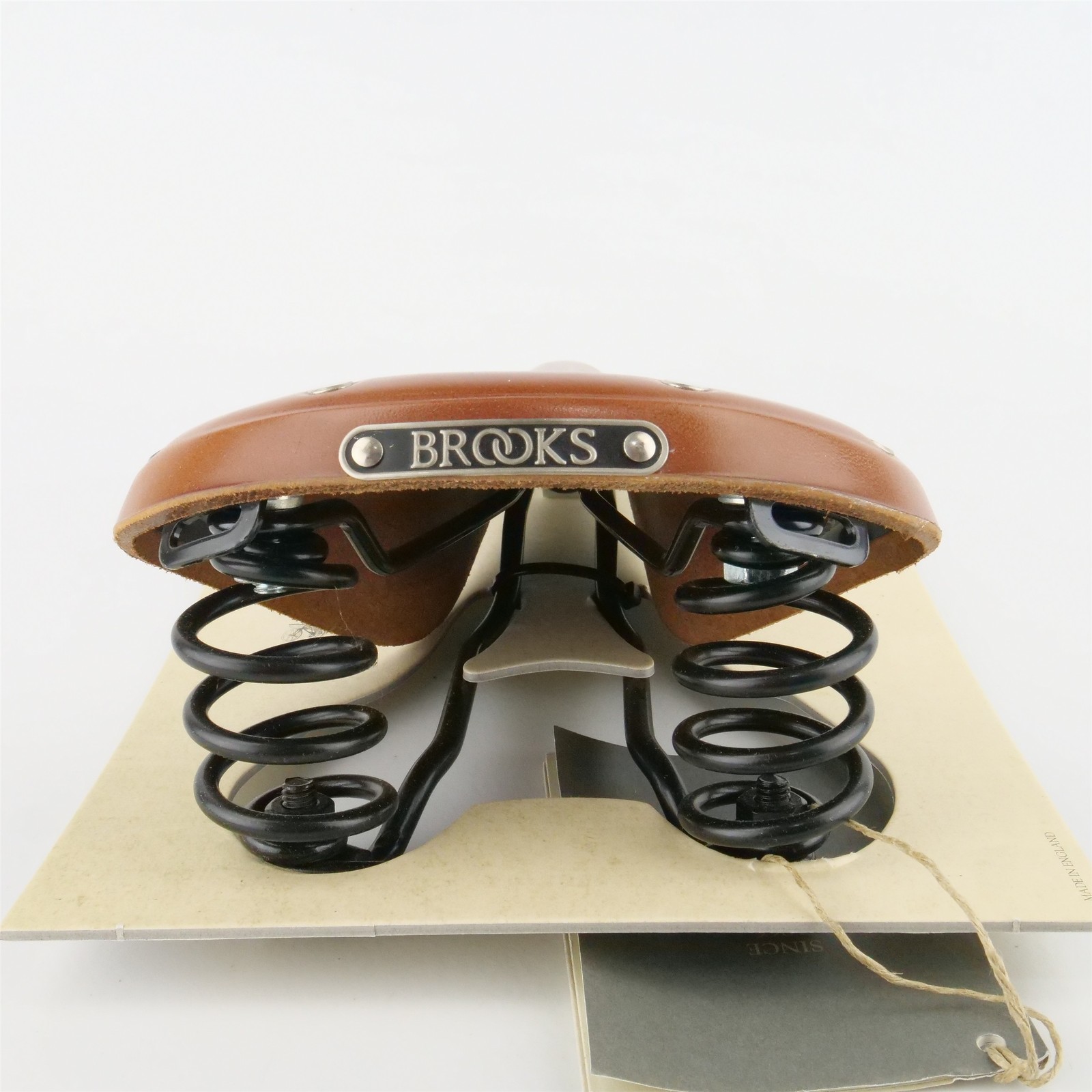 Brooks Flyer Saddle Honey Springer Men’s 175mm Steel Bike England Leather Bike