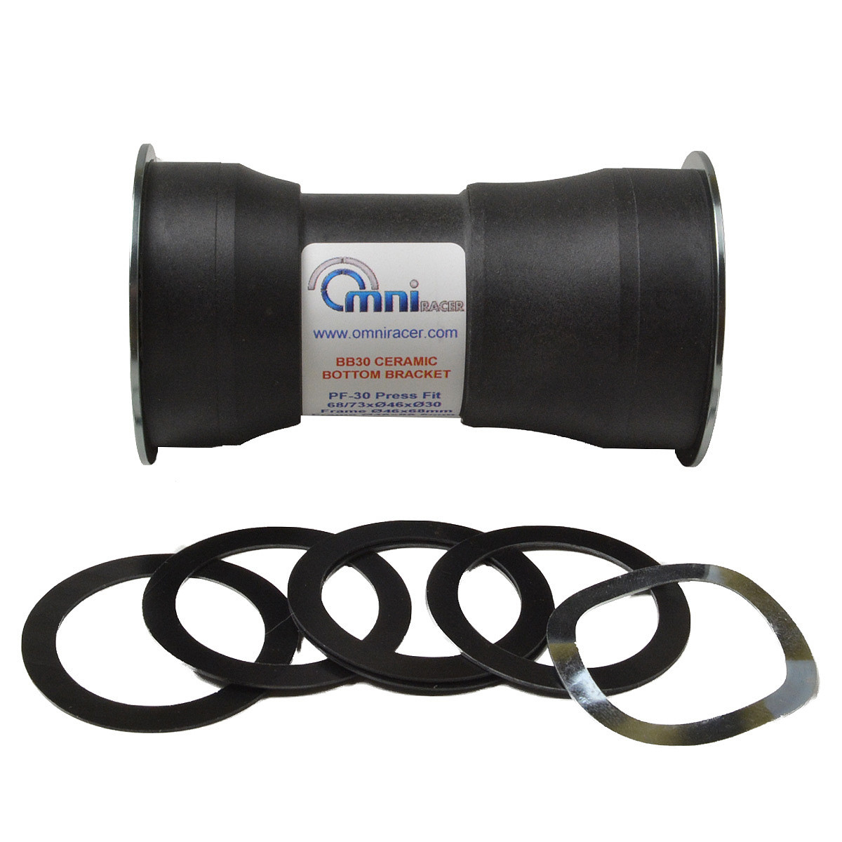 386EVO OMNI Racer Ti CERAMIC Bottom Bracket Fit Shimano Hollowtech II, Dura Ace