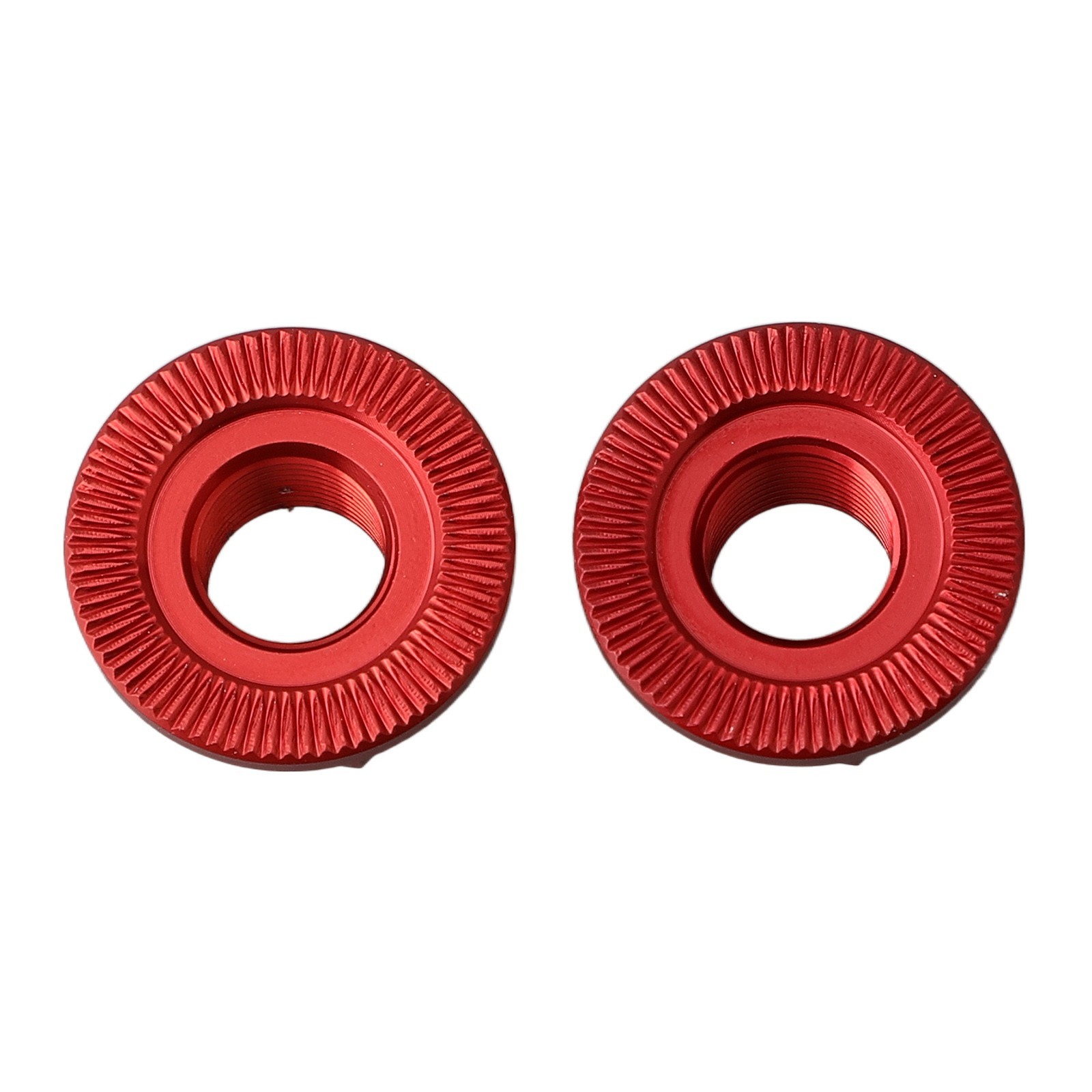 Bike Wheel Axle Nut 2X for 2 Pcs Aluminum Alloy Bicycle Black Blue Gold HUB