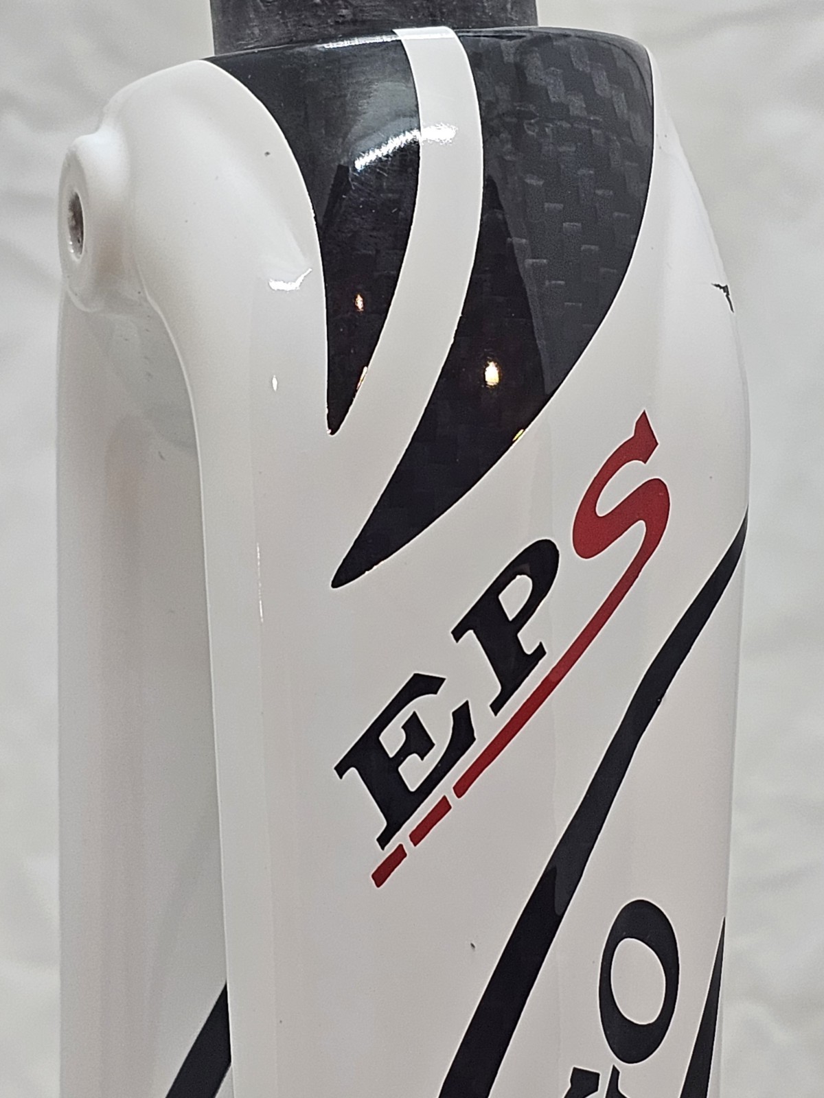 Colnago EPS Carbon Fork Tapered 1-1/8 to 1-1/4 700c White Italy 375g 330mm