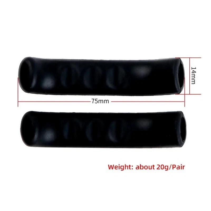 1Pair MEROCA Bike Brake Lever Silicone Grip Covers, Bicycle Handle Accessories