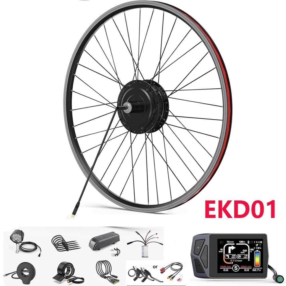 48V500W BAFANG Rear Wheel Hub Motor DIY 27.5″26″20″700C EBike Conversion Kits US