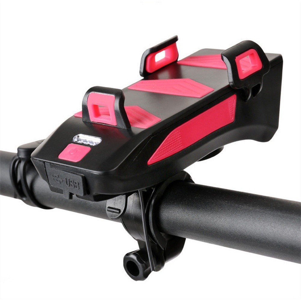 Bicycle Light 130dB Sound Alerts Compatible With 4-6.3 Inch Phones For Cycling