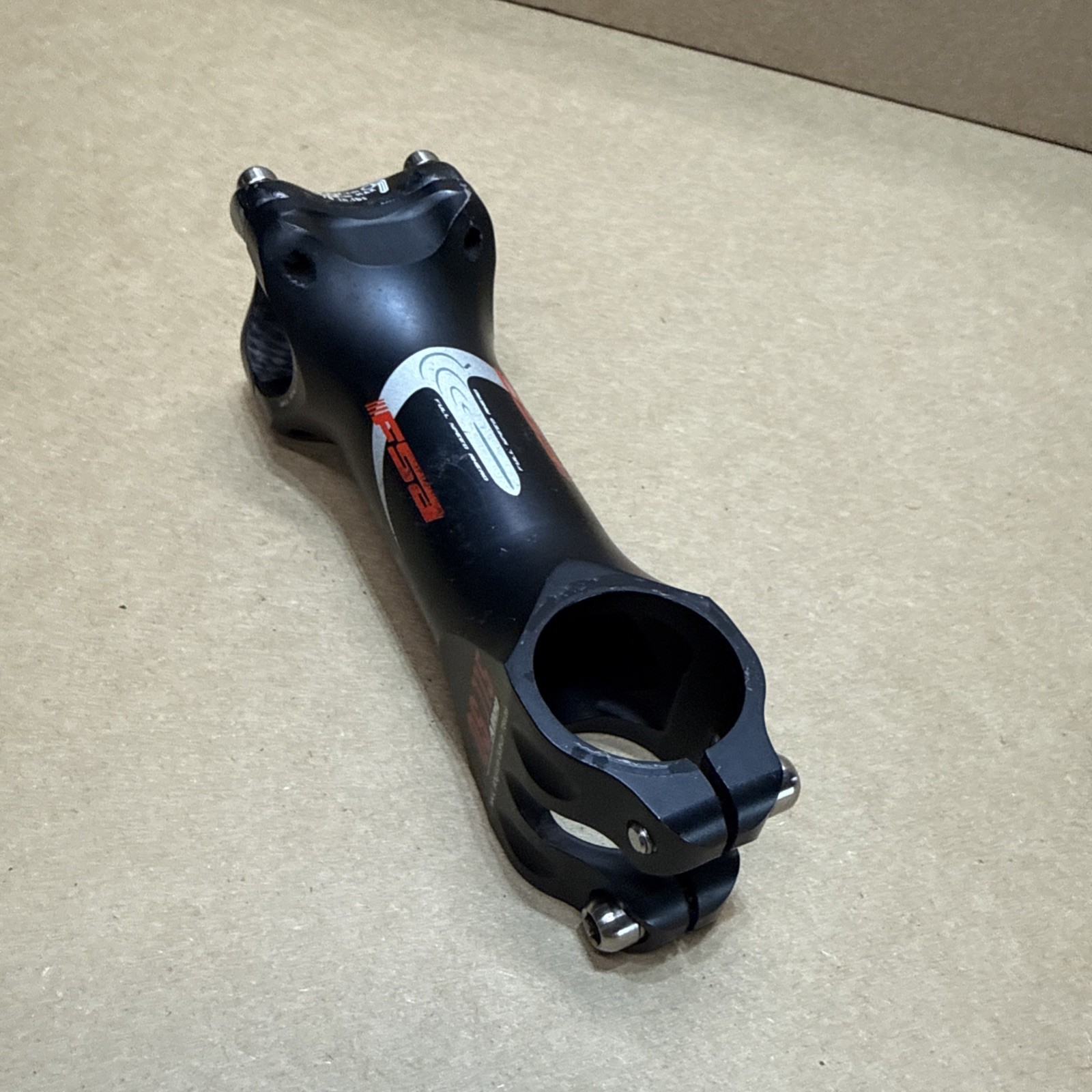 FSA OS115 Alloy 110mm 31.8 6 Rise Road Bicycle Stem w/ Carbon Face Plate mwl54