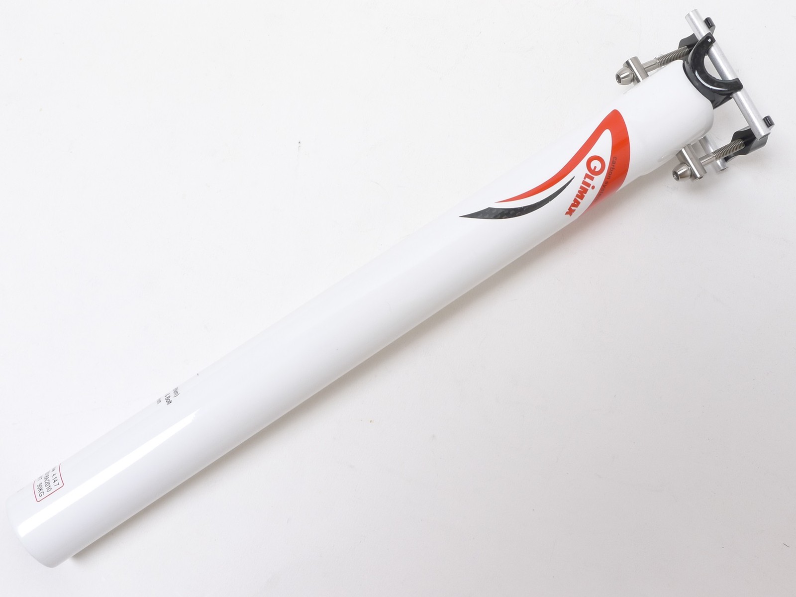 145g,34.9x350mm Climax SP02B 3K gloss carbon Seatpost Road MTB Bike White