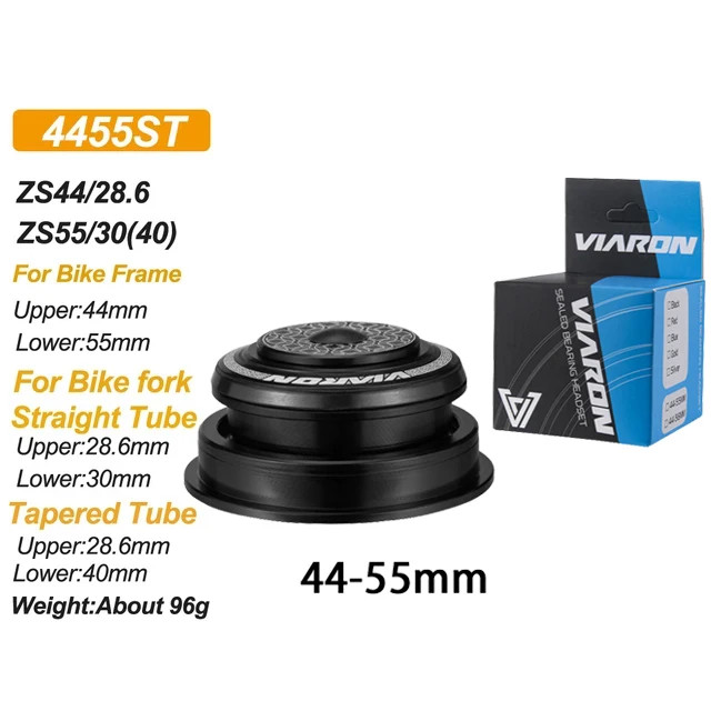 Bike Threadless Headset Sealed Bearing MTB Road Straight Tapered Fork