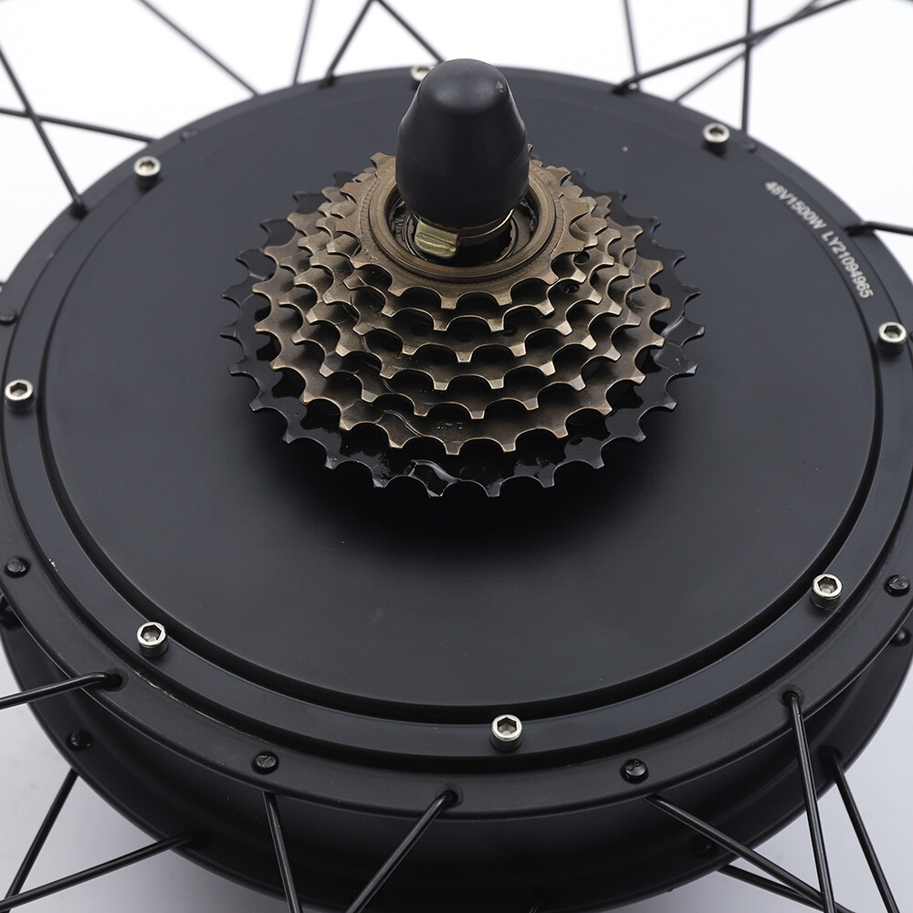 26″ Rear Hub Motor LCD E-Bike Electric Bicycle Conversion Kit Fat Tire 48V 1500W